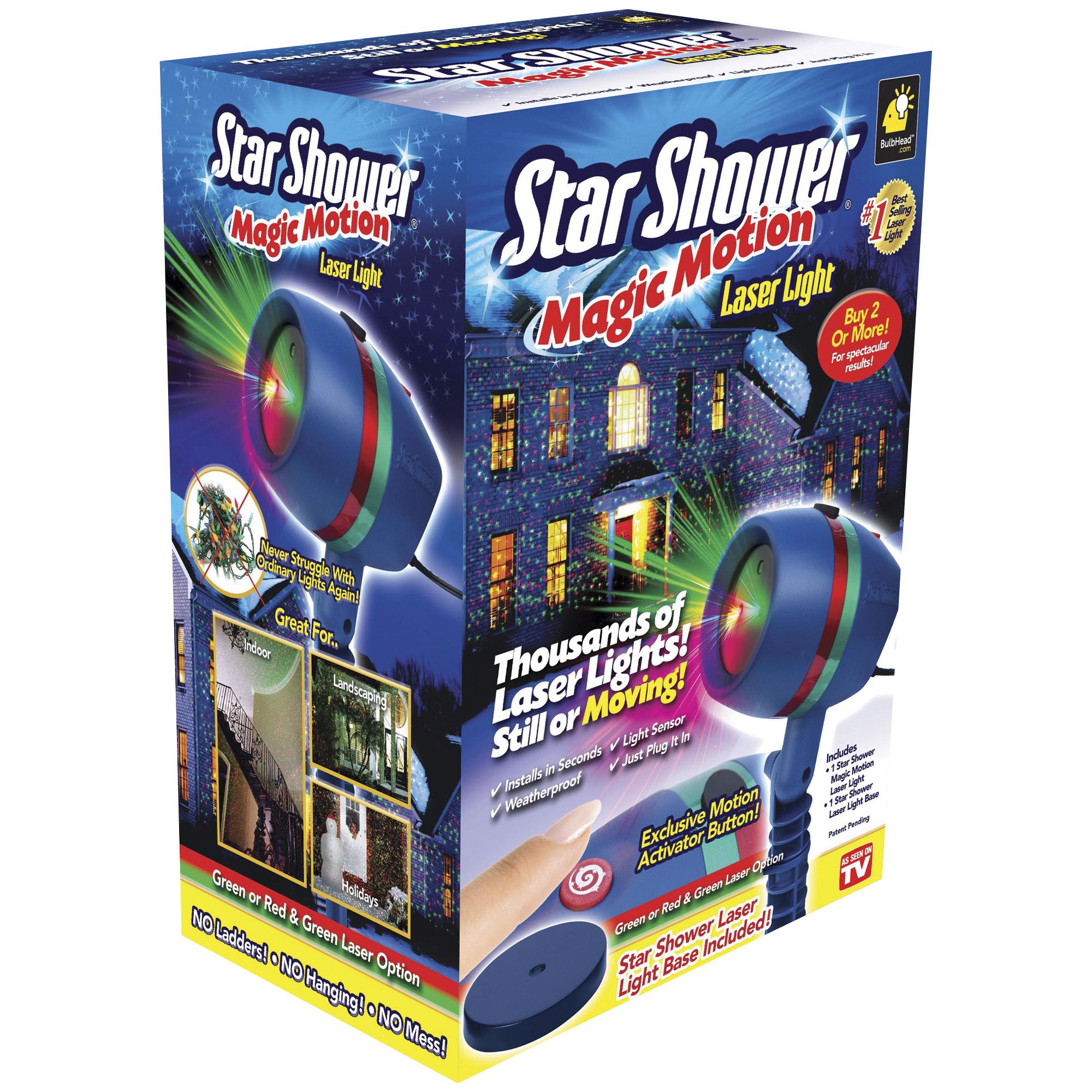 star shower laser light as seen on tv