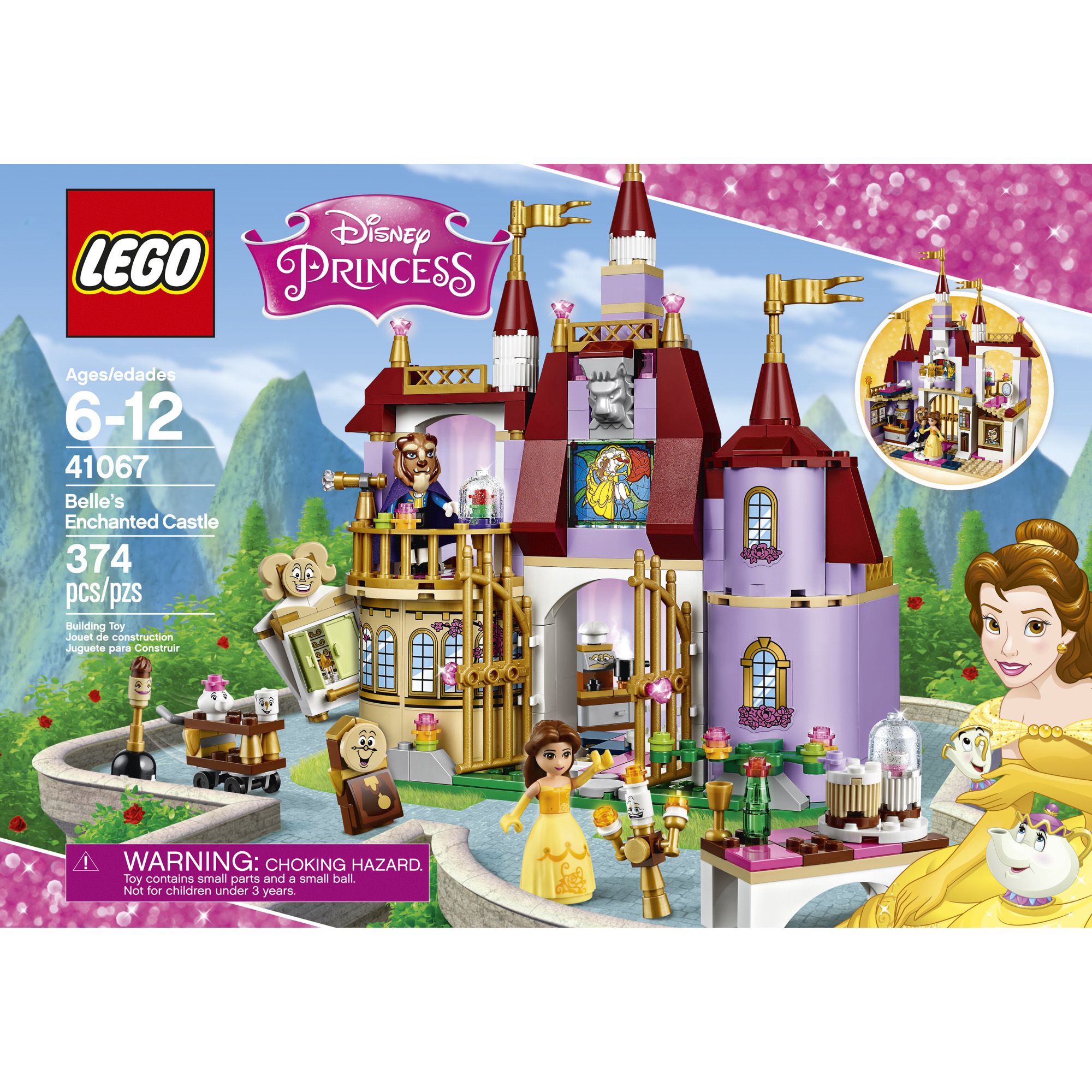 Lego disney princess hot sale belle's enchanted castle