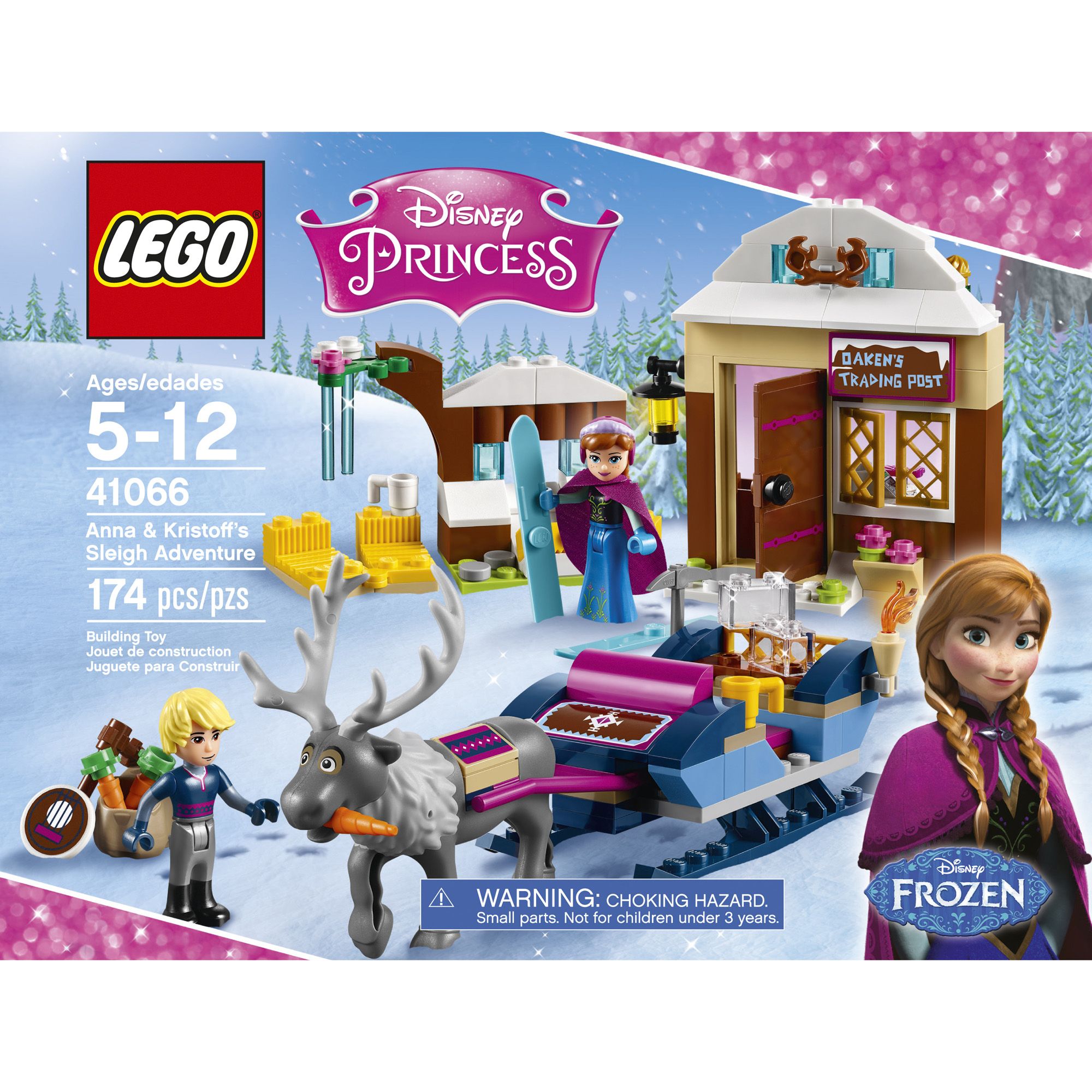 Lego frozen anna online and kristoff's sleigh adventure