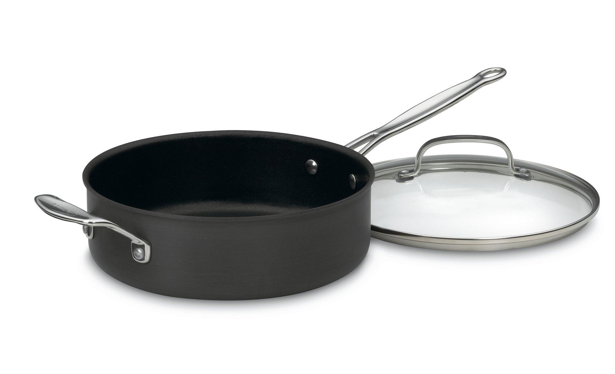 Cuisinart 12-inch Nonstick Skillet with Helper Handle + Chef's