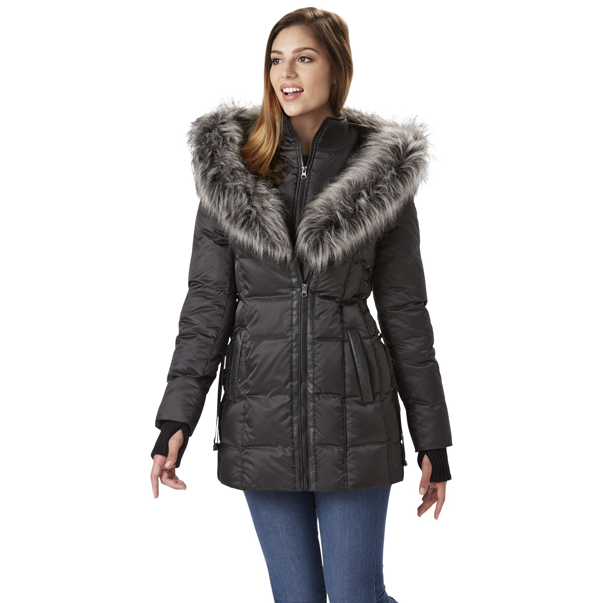 Betsey johnson 2025 puffer coat