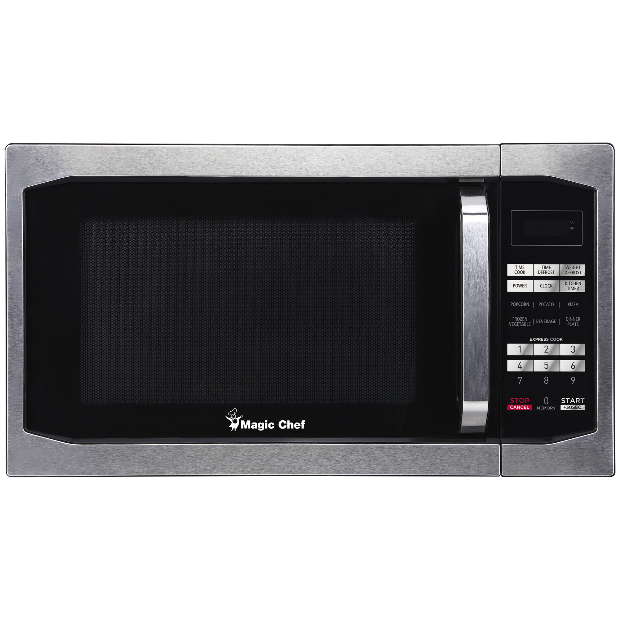 Simply Perfect 1.1 Cu. Ft. Stainless Steel Microwave Oven, Microwave Ovens, Furniture & Appliances