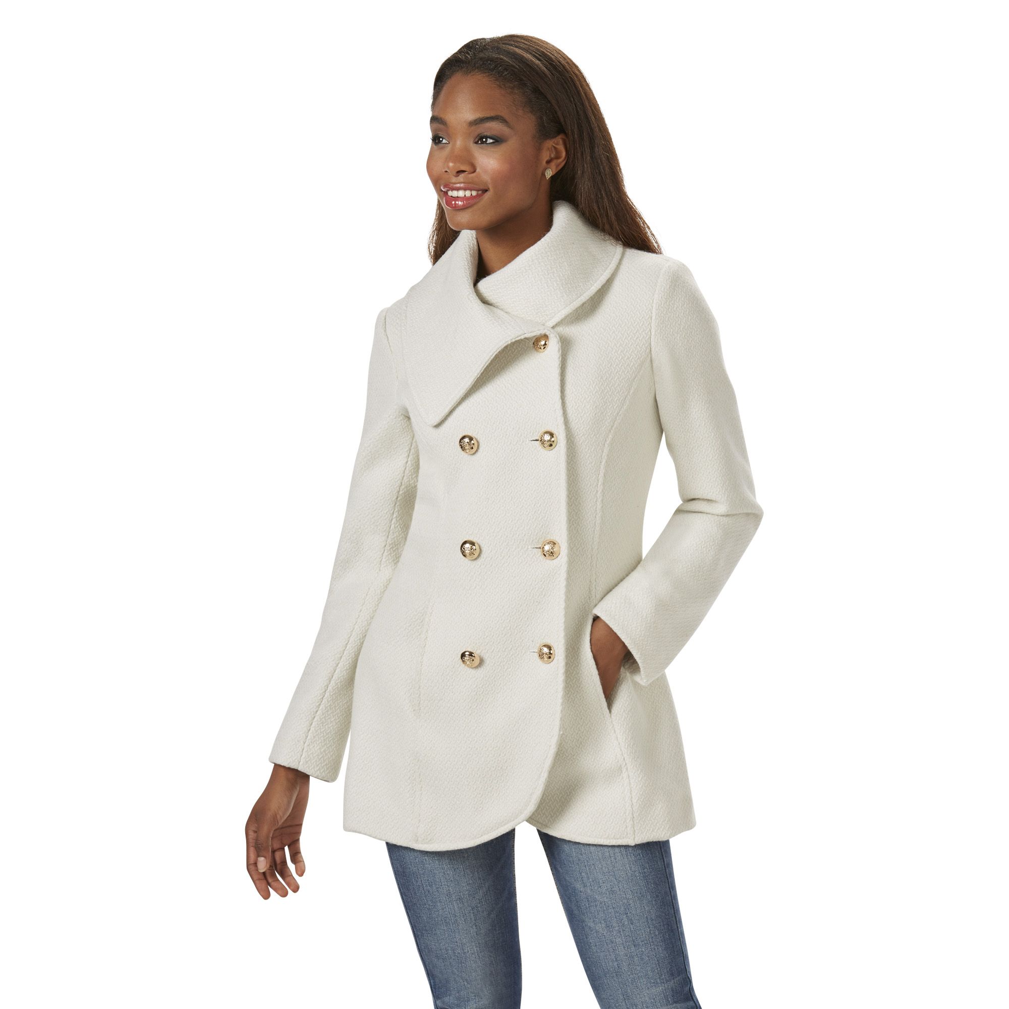 Jessica simpson clearance double breasted coat