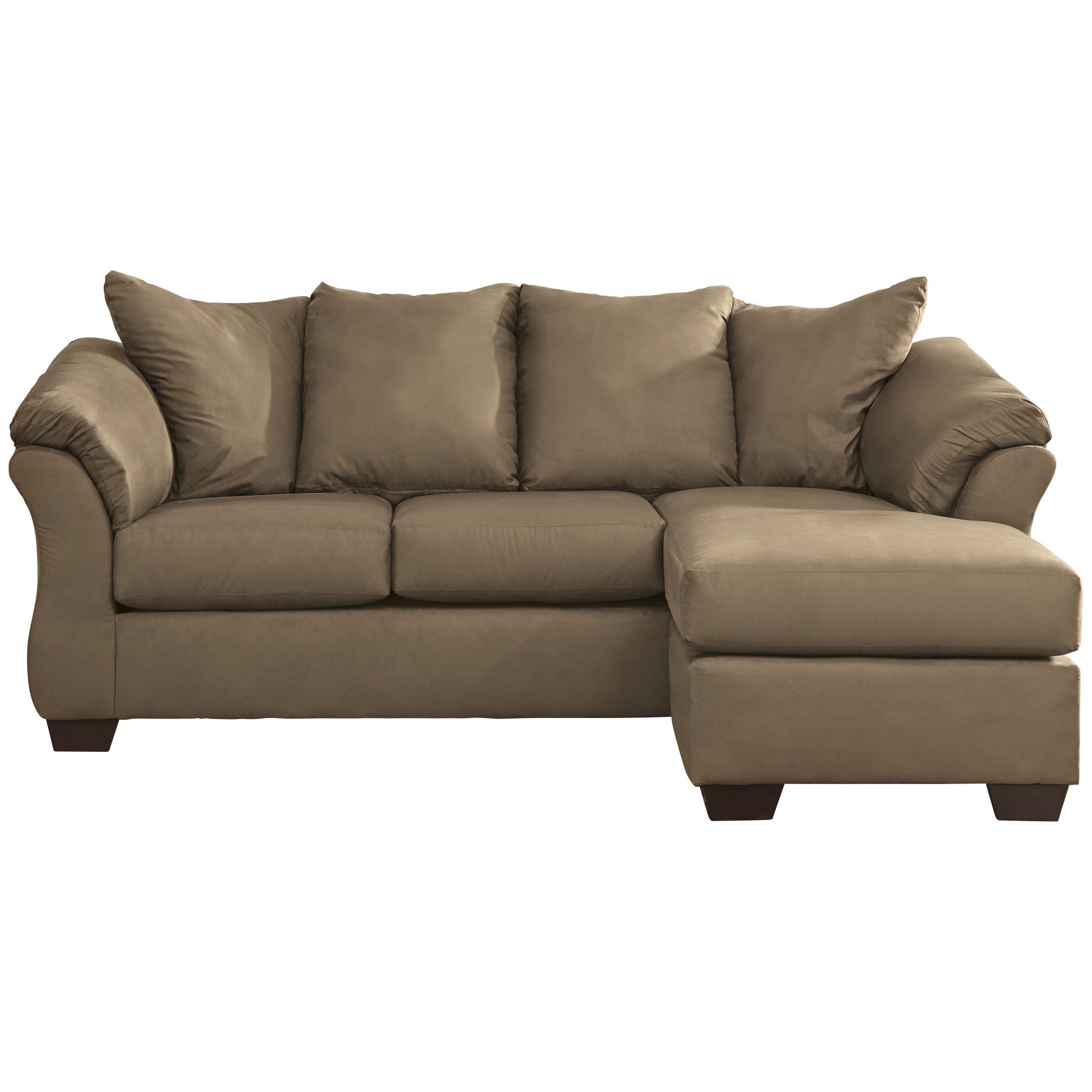 Fingerhut Ashley Furniture Darcy Sofa With Chaise Mocha
