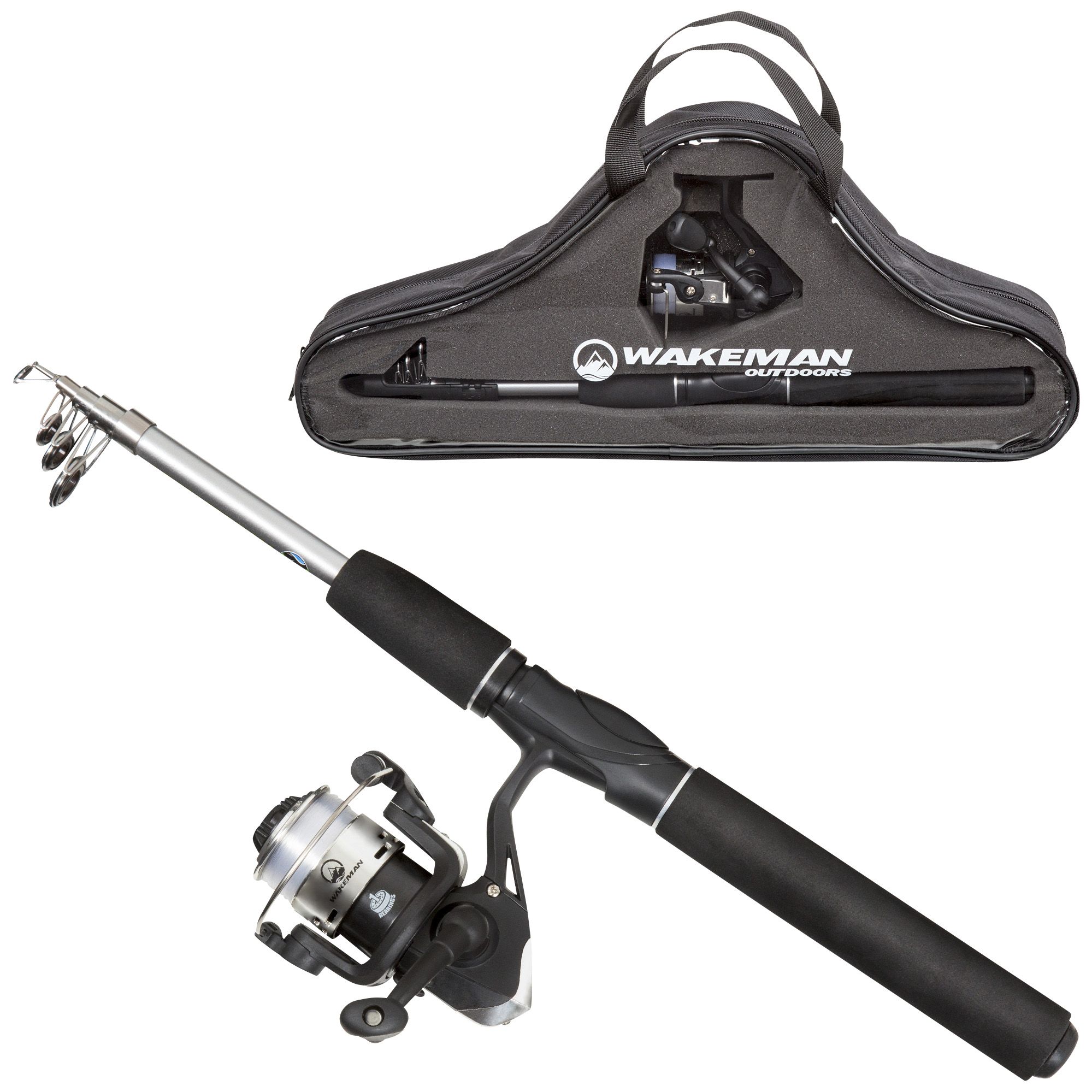 Fingerhut - Wakeman Ultra Series Telescoping 5'5 Rod and Spinning