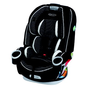 Graco 4ever black 2024 and white stripe