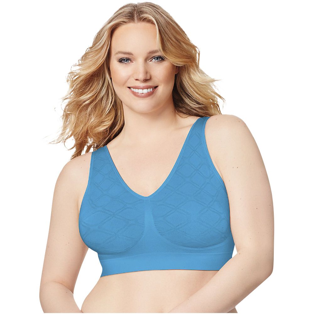 Fingerhut - Hanes Get Cozy ComfortFlex Fit Wireless Bra