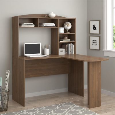 Ameriwood home sutton l outlet desk with hutch