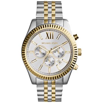 Fingerhut - Michael Kors Men's Lexington Two-Tone Stainless Steel  Chronograph Watch