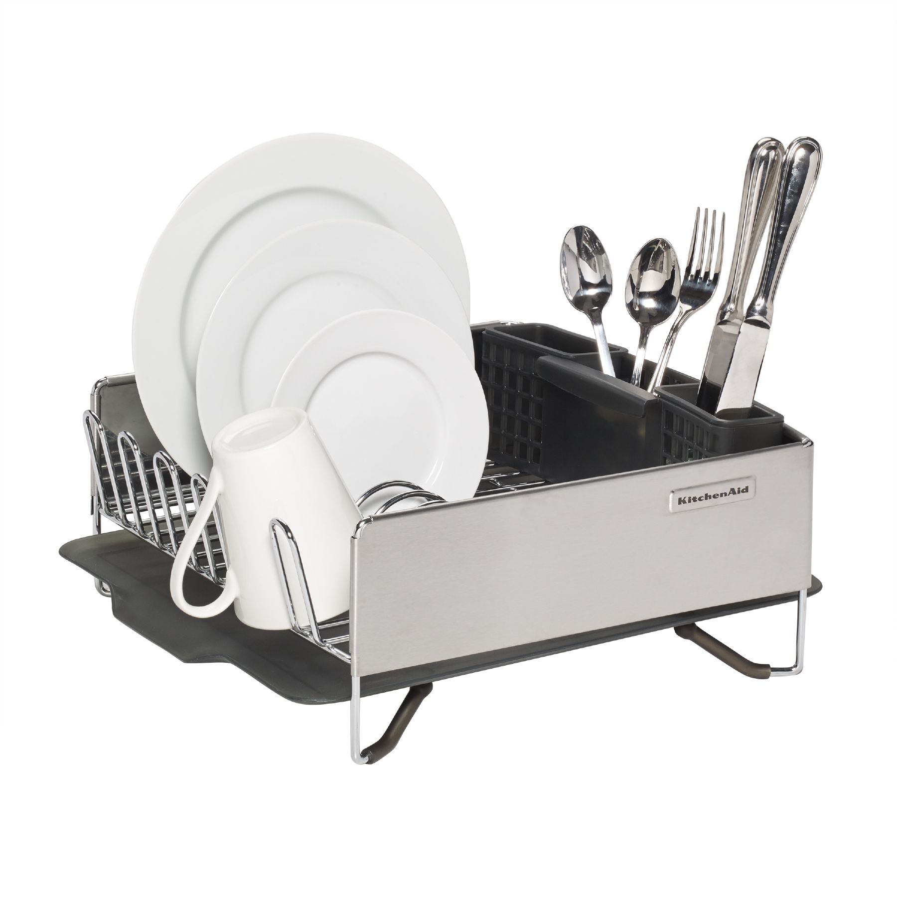 KitchenAid Compact Stainless Steel Dish Rack