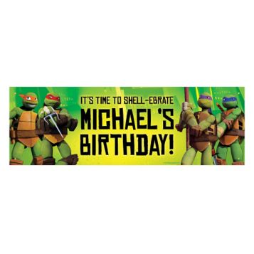 Ninja Turtle Birthday Sign