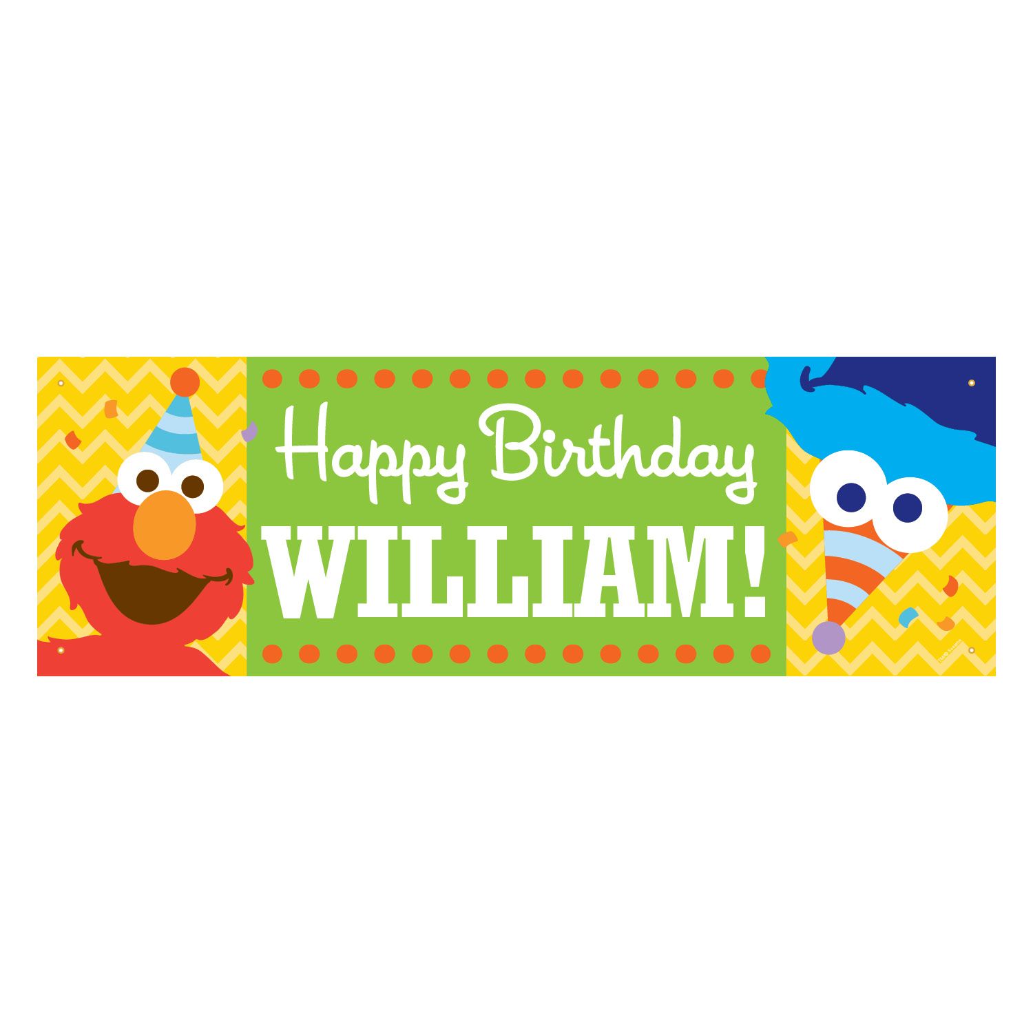 Sesame Street Happy Birthday Sign