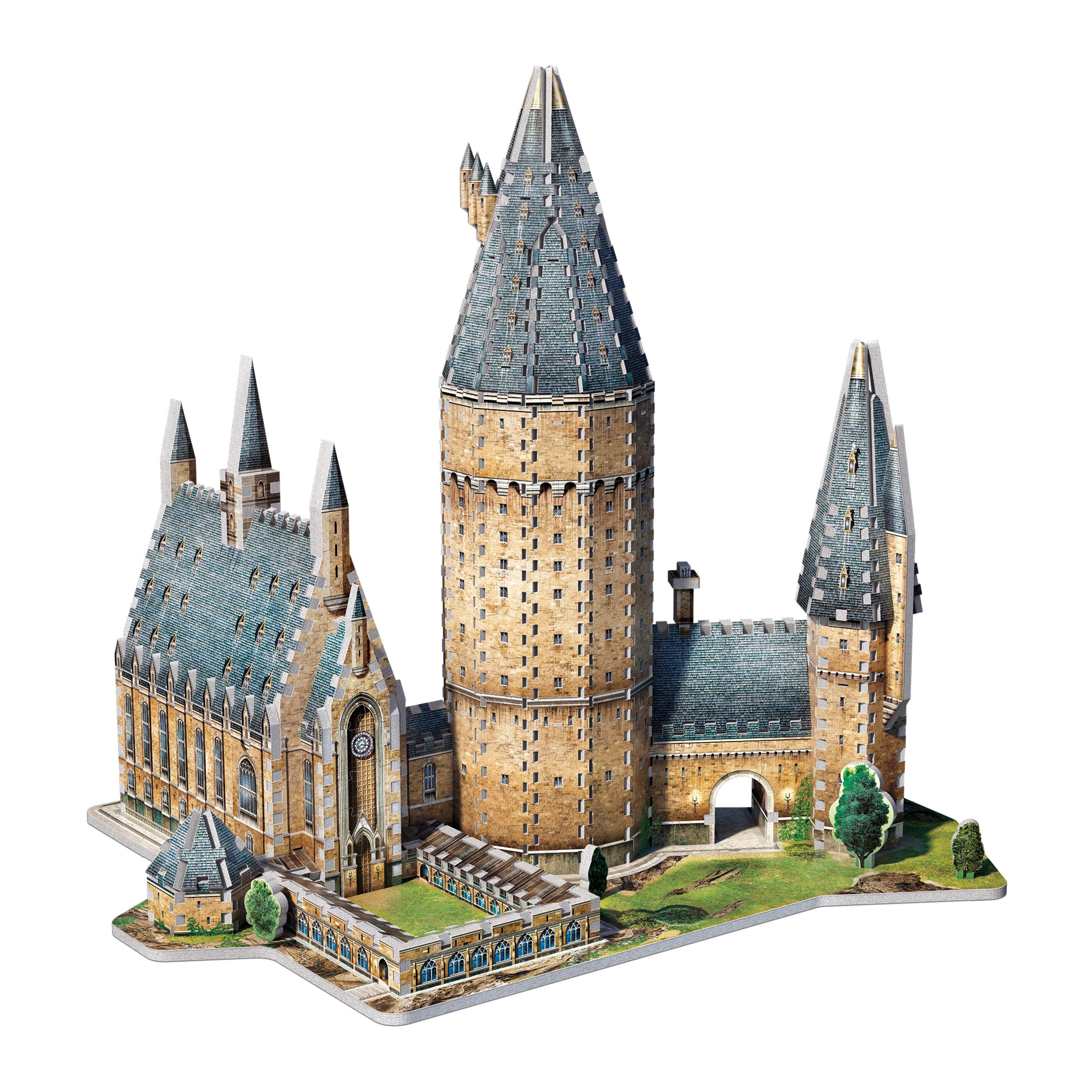 Wrebbit Harry Potter 3D Hogwarts Castle Great Hall Jigsaw Puzzle Model Kit 850pc