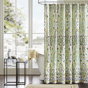 Gettington Madison Park Tara Shower Curtain Intelligent Design Ellie Shower Curtain