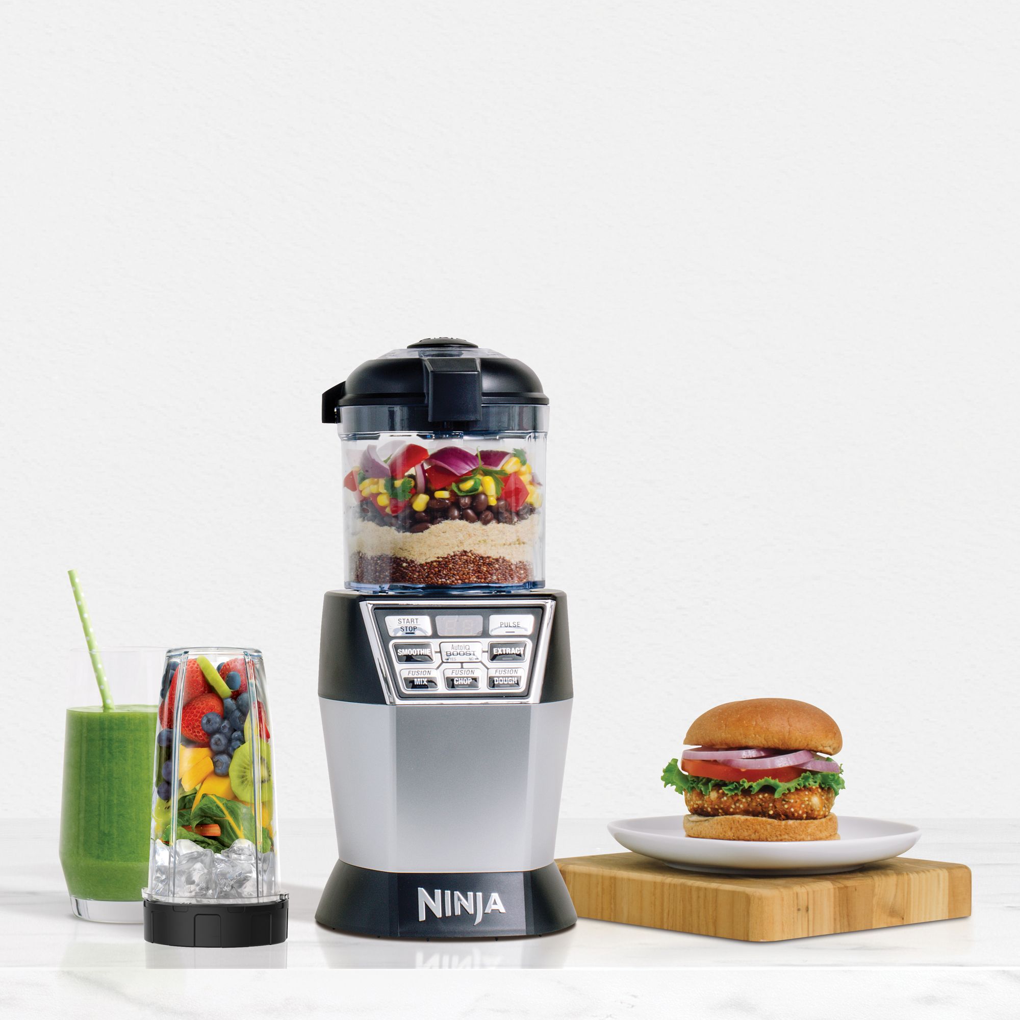 Fingerhut - Nutri Ninja Blender with Auto-iQ