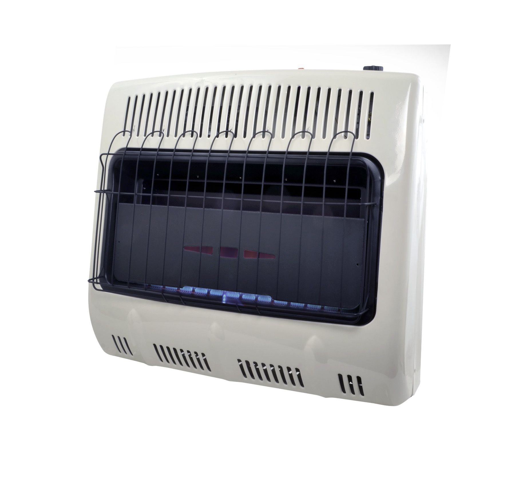 Fingerhut - Mr. Heater F299732 30,000 BTU Vent Free Blue Flame Liquid  Propane Garage Heater - White
