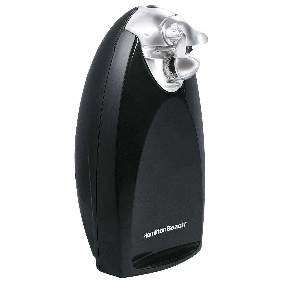 Fingerhut - Hamilton Beach SmoothTouch Can Opener - Black/Chrome