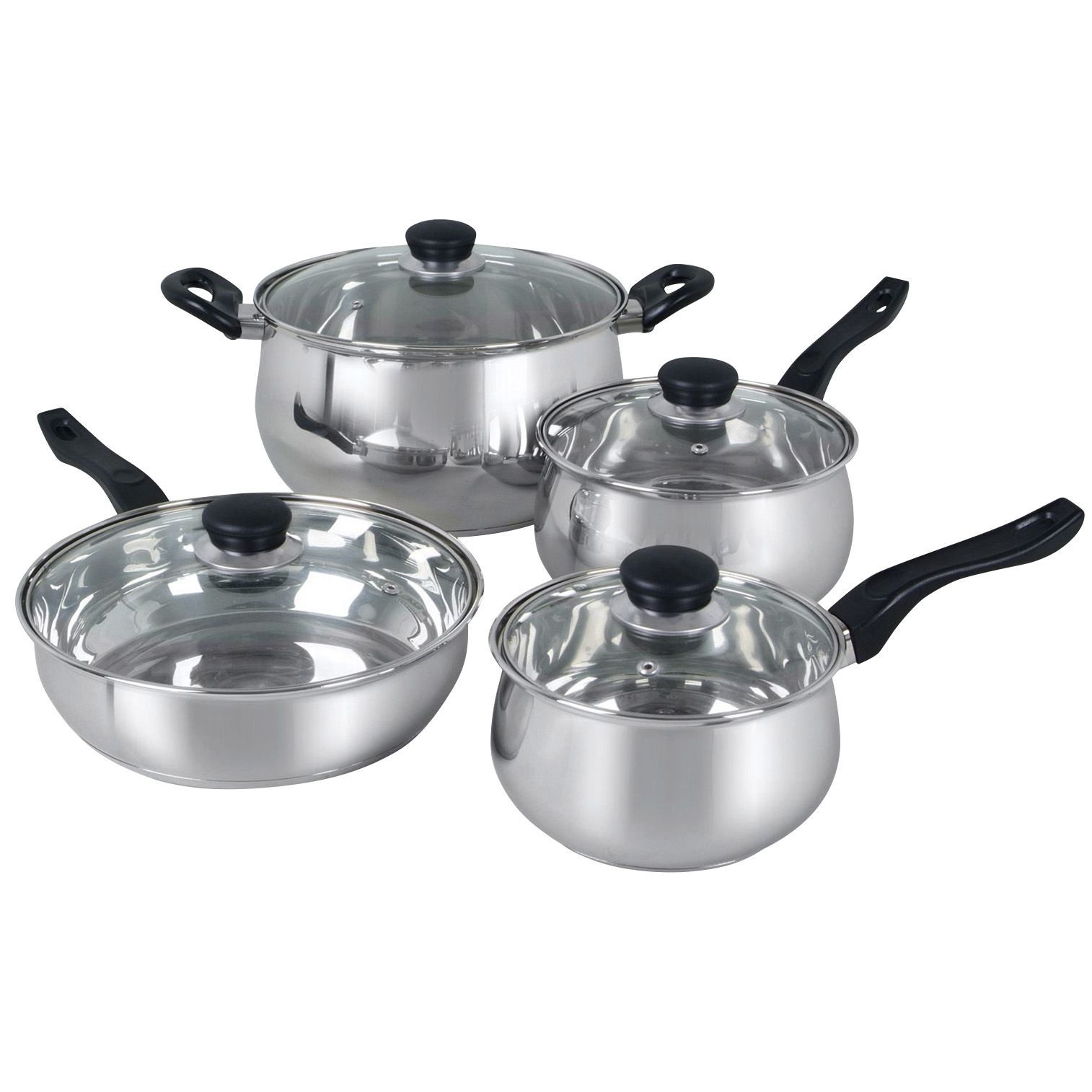 Hastings Home Pots 6-Quart Stainless Steel Stock Pot in the