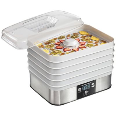  Elite Gourmet EFD3321 Food Dehydrator, Stainless Steel