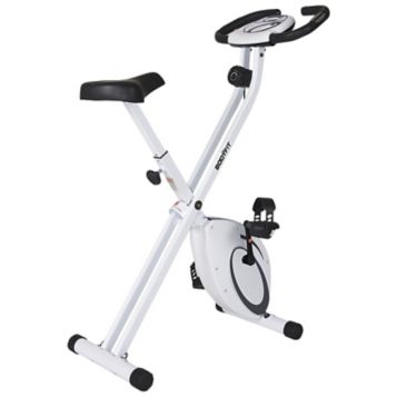 Body Flex BodyFit Deluxe Folding Upright Exercise Bike