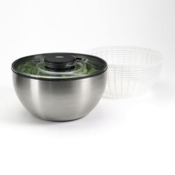 OXO Stainless Steel Salad Spinner + Reviews