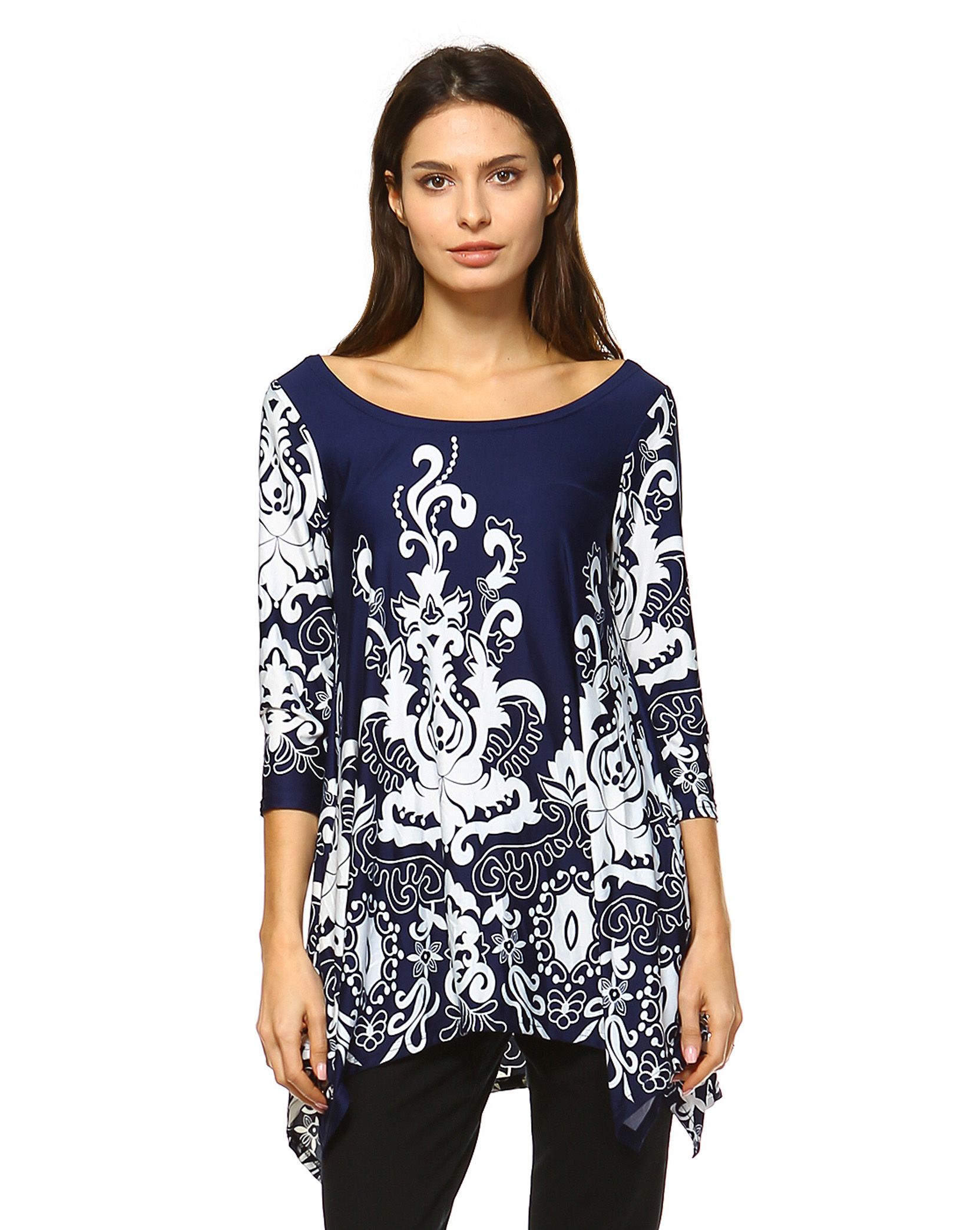 White mark tunic hotsell
