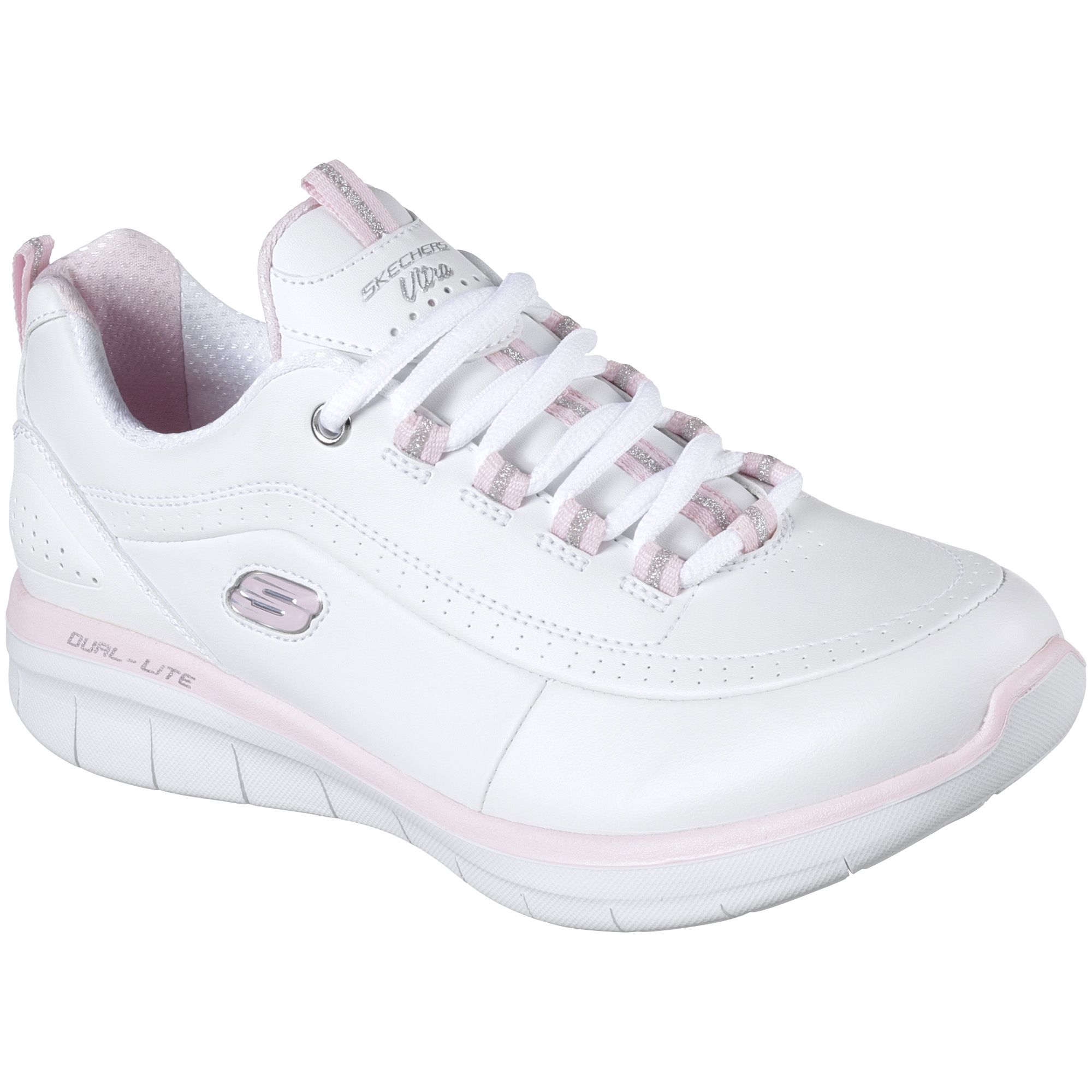 Skechers synergy 2.0 classic women's lace store up sneakers