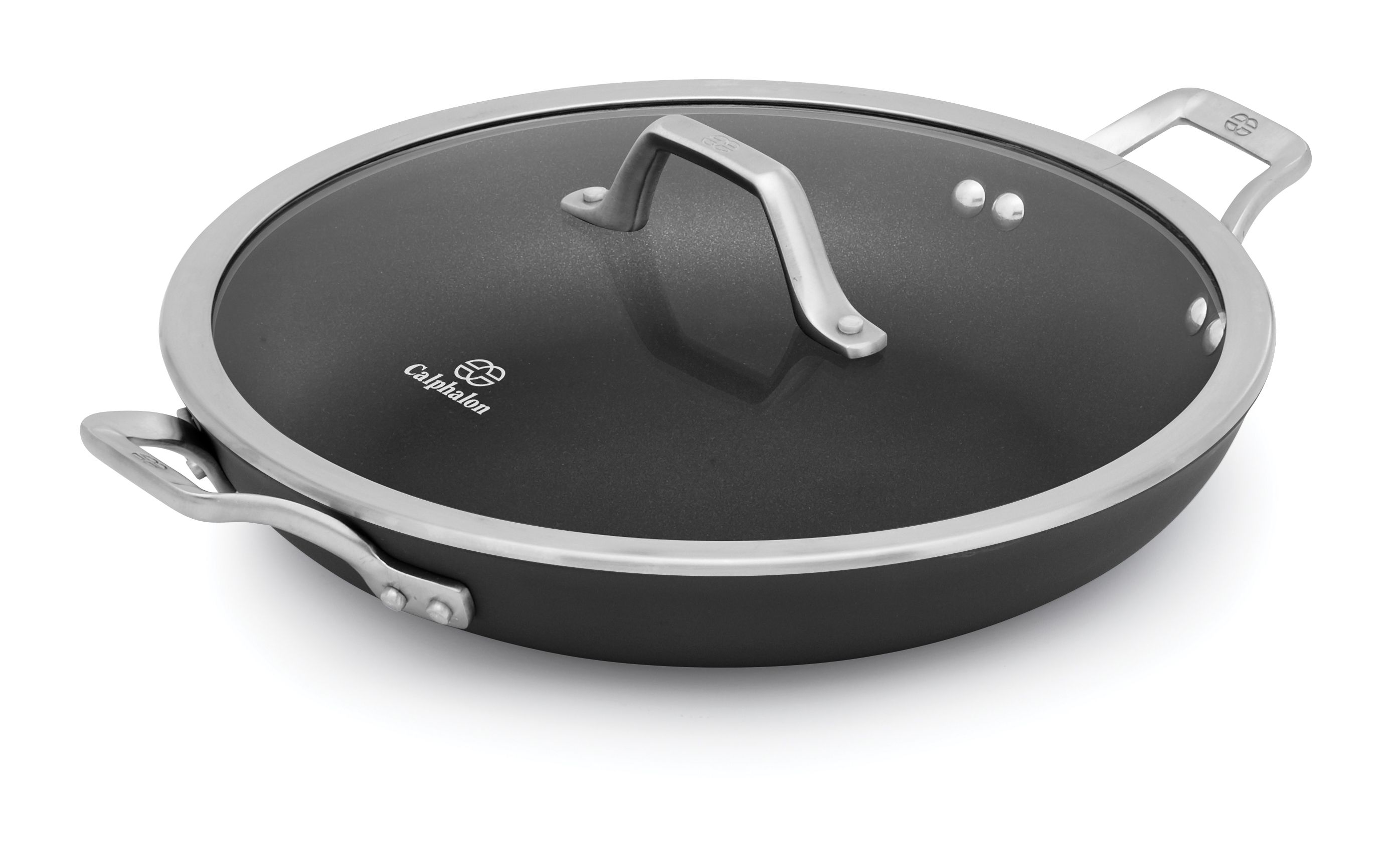 Fingerhut - Calphalon Signature 5-Qt. Nonstick Aluminum Dutch Oven with Lid