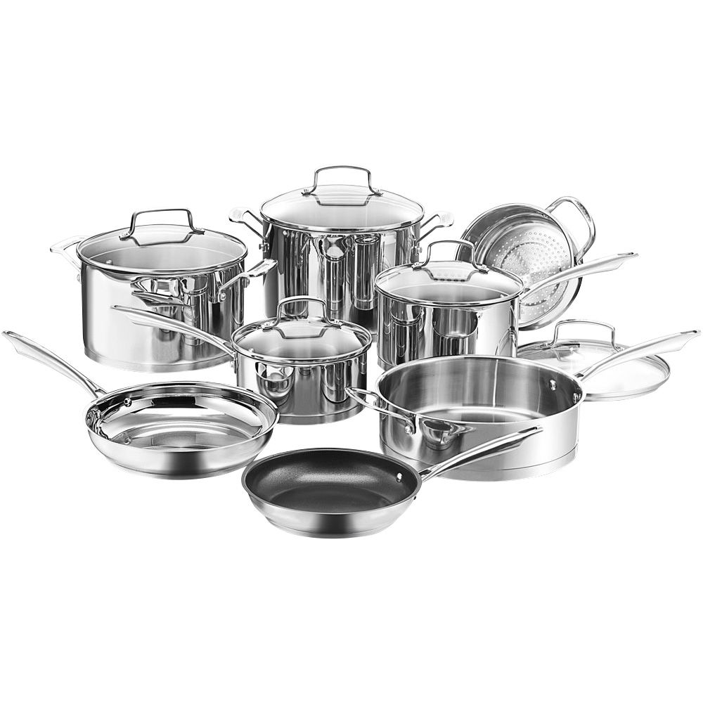 Fingerhut - Cuisinart 11-Pc. Stainless Steel Cookware Set