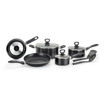 Fingerhut - Farberware Style 10-Pc. Nonstick Aluminum Cookware Set