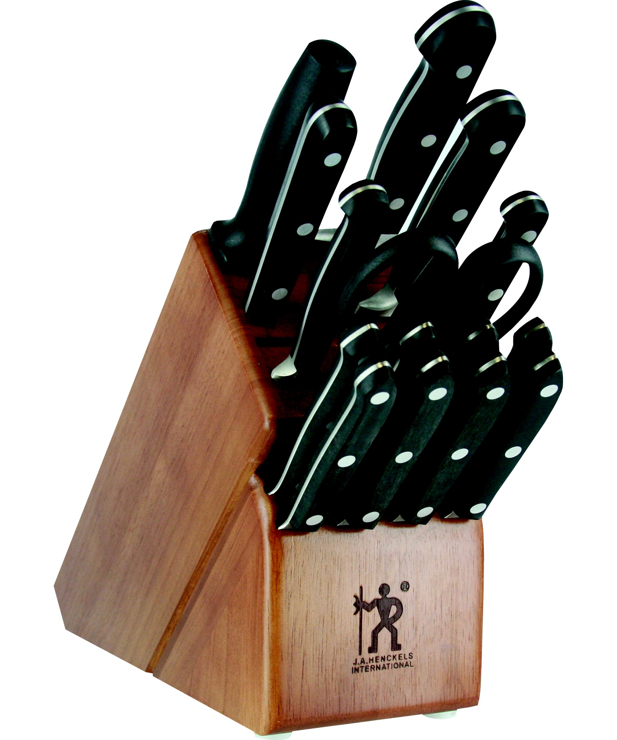 Zwilling J.A. Henckels International CLASSIC 7-pc Knife Block Set -  Stainless Steel Cutlery Set with Hardwood Block - Dishwasher Safe - Made in  Spain in the Cutlery department at