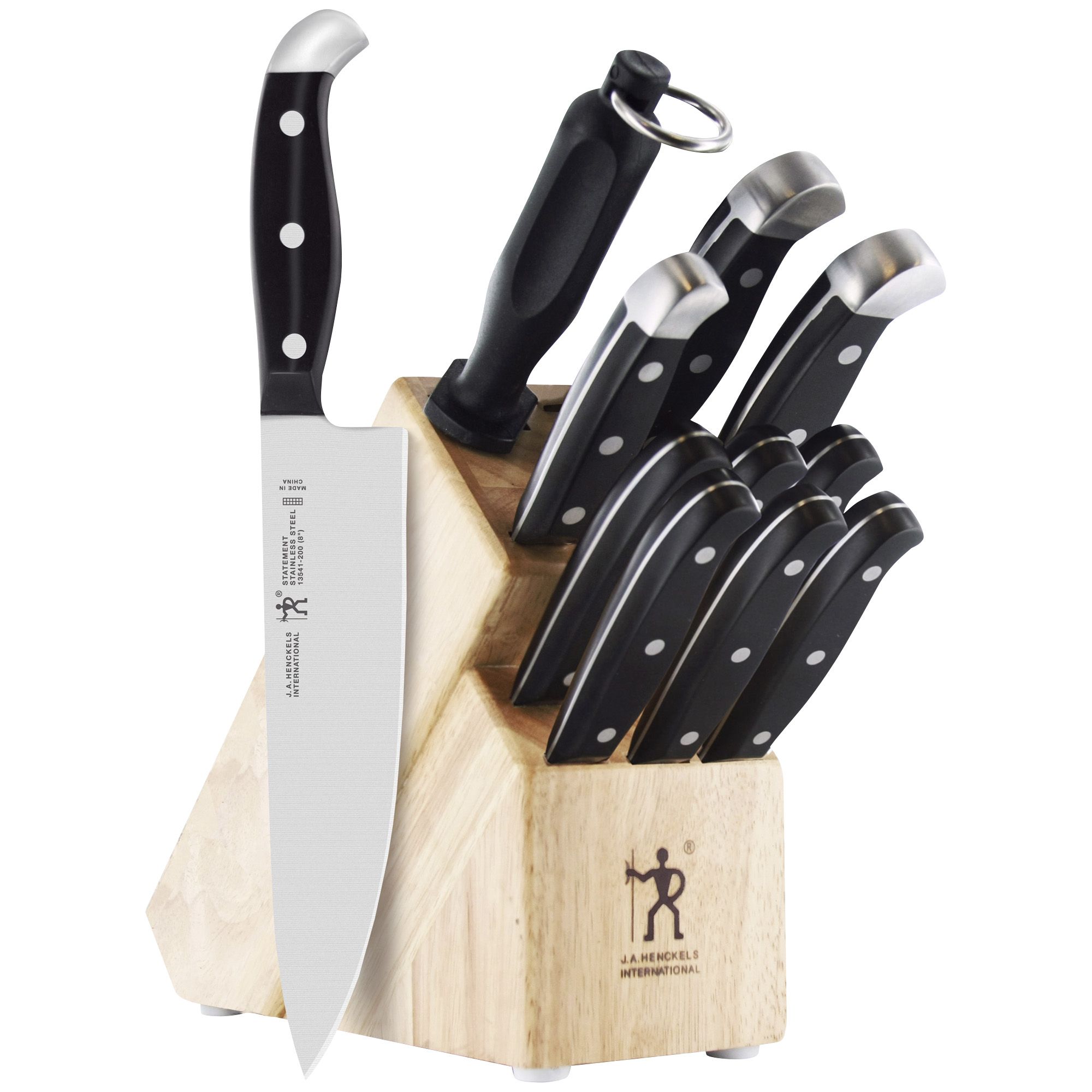 Fingerhut - Gourmet Edge 15-Pc. Full Tang Classic Knife Block Set