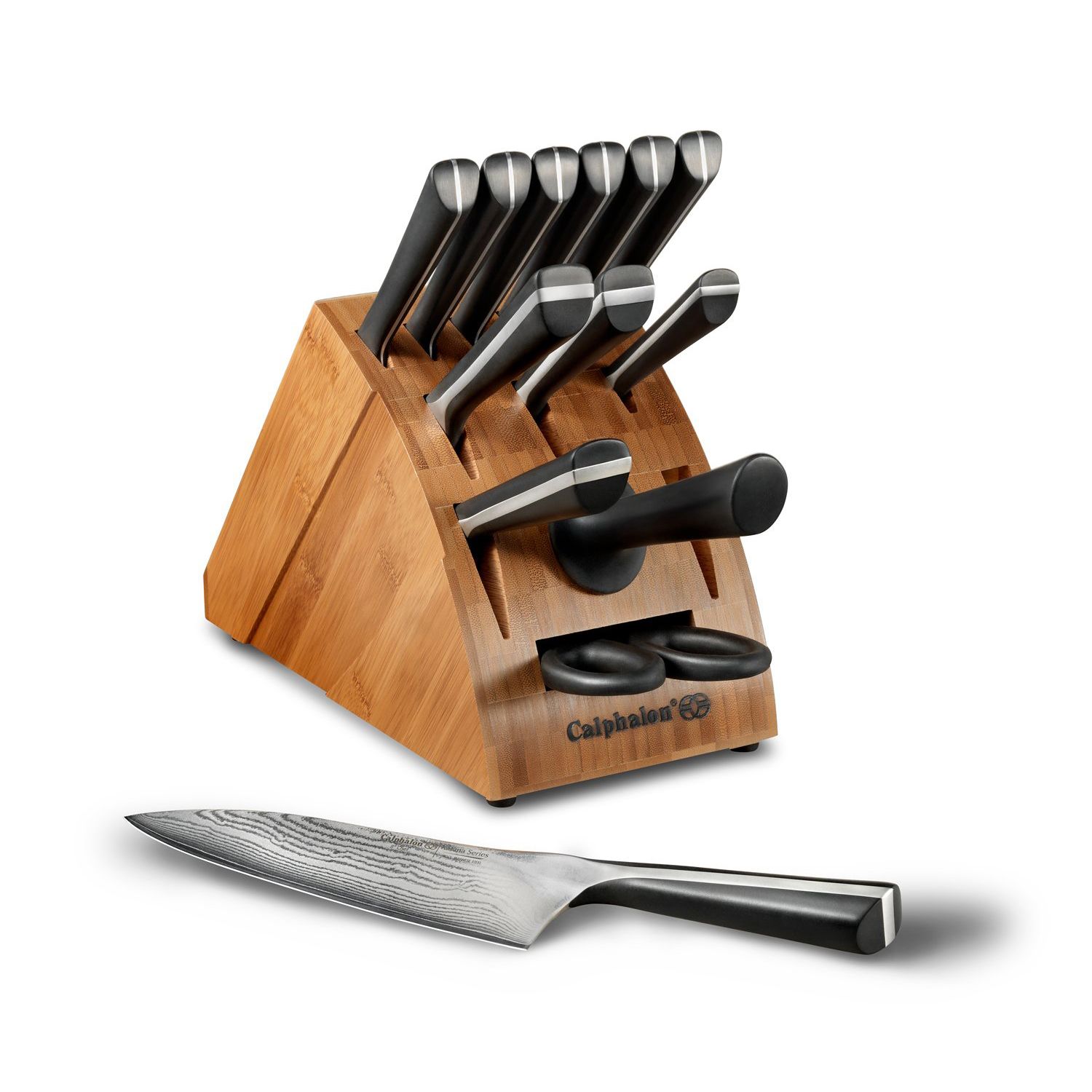 Calphalon Katana Series 14-Piece Knife Set Stainless Steel 1757987 - Best  Buy