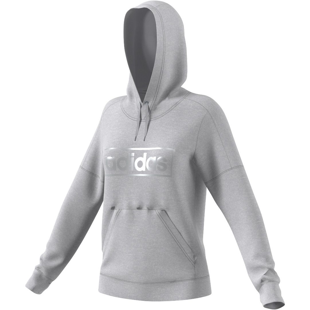 Adidas women's team outlet issue fleece pullover hoodie