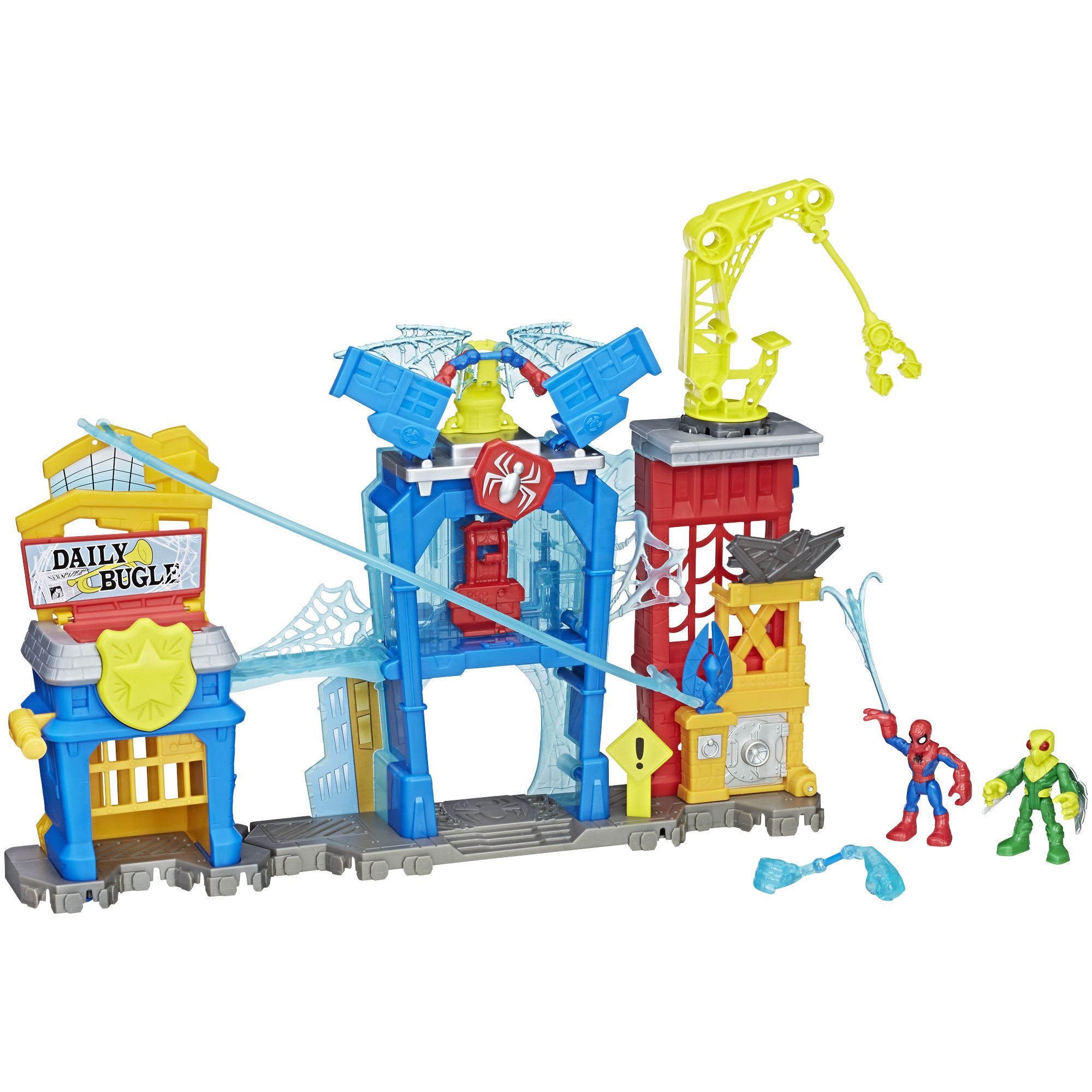 Spider man sales web city playset