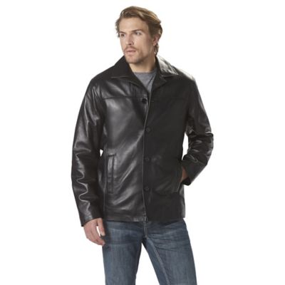 big and tall leather car coats