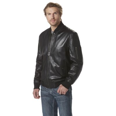 leather bomber jacket big and tall