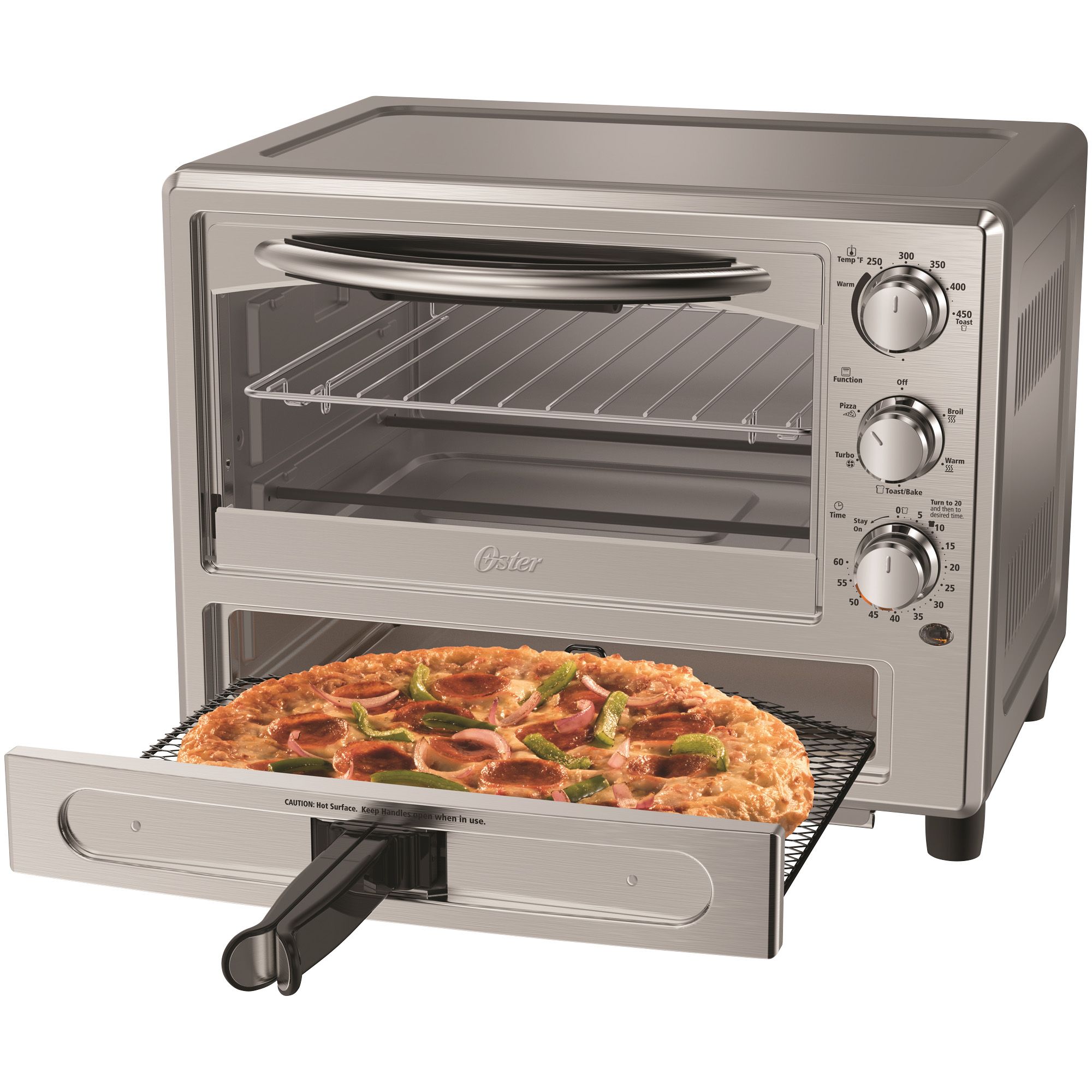 Oster Extra Large Digital Countertop Oven 1500 W Toast Pizza Bake