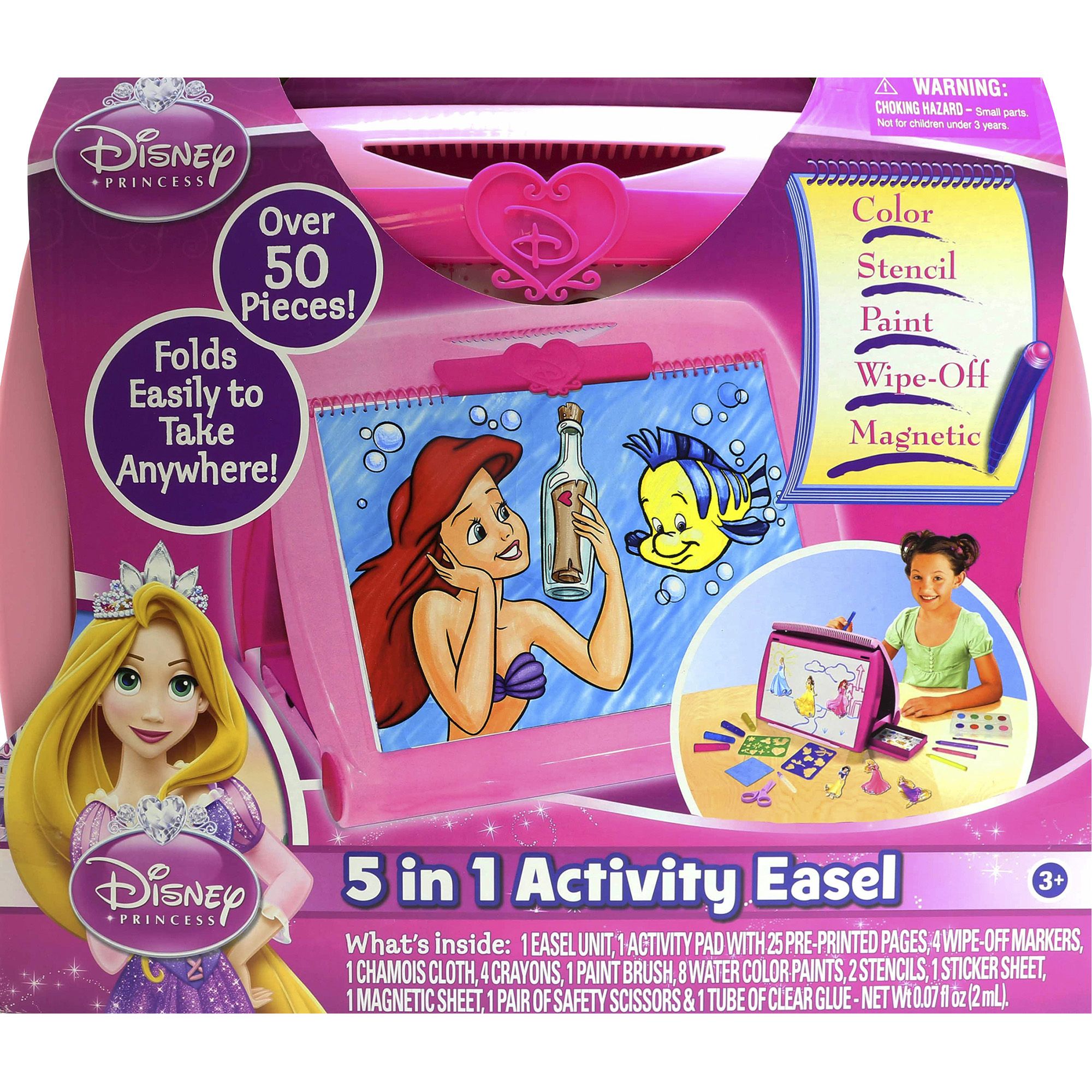 Disney Princess Color & Activity Set with Markers, Paints, and Stickers