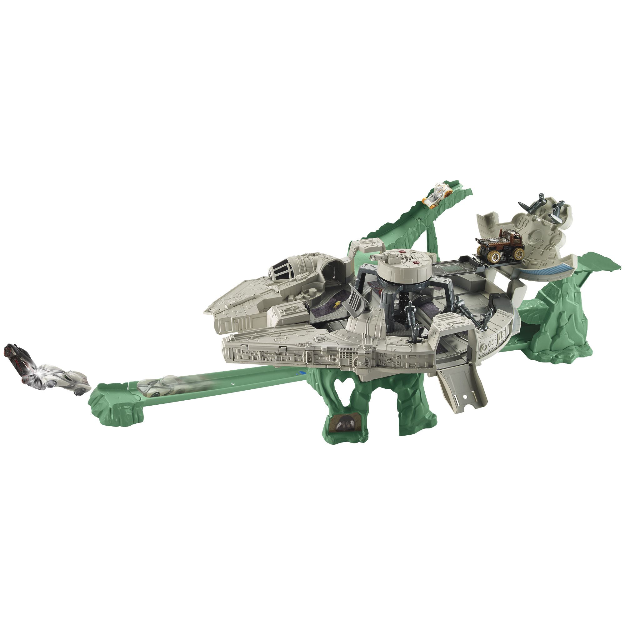 Hot wheels deals millennium falcon playset