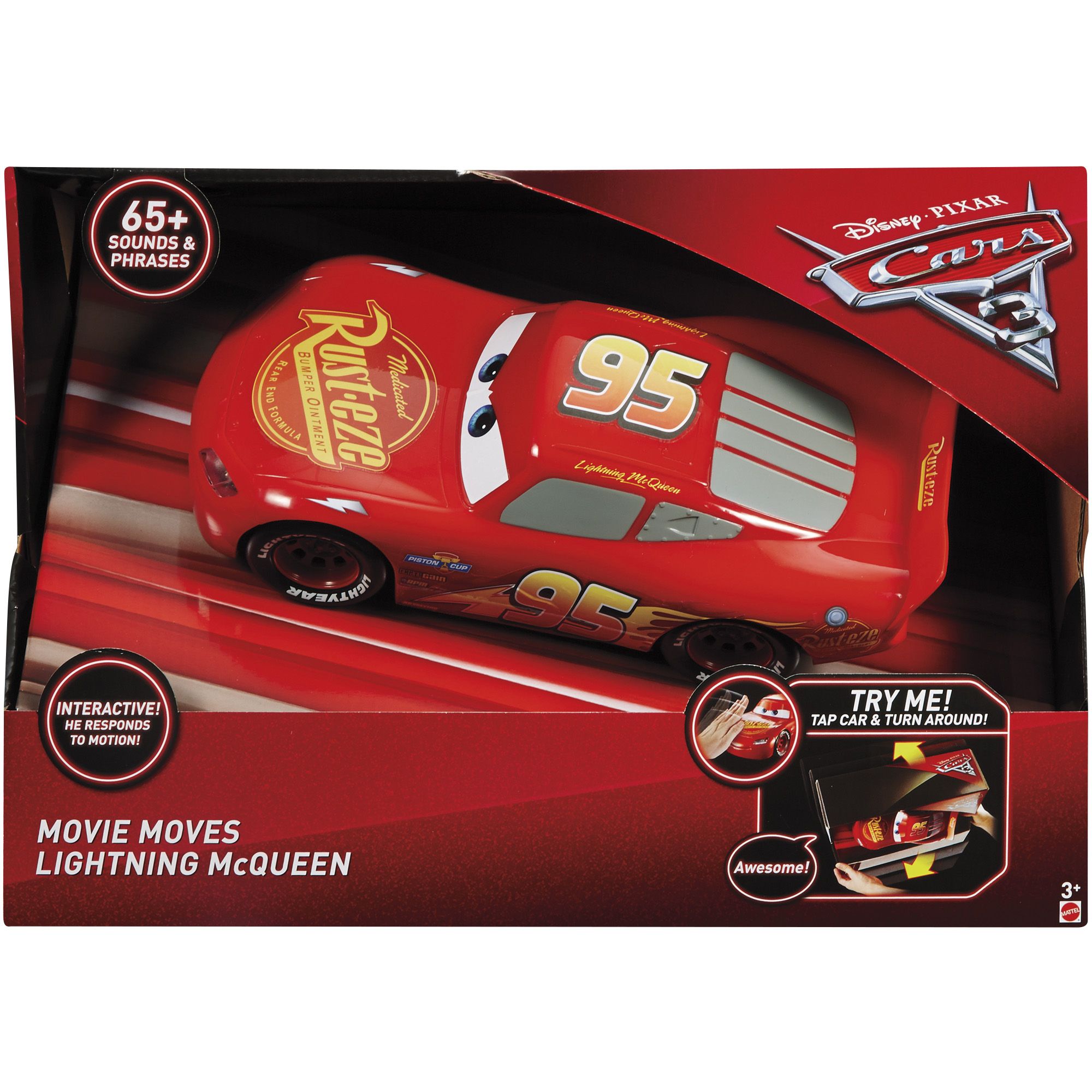 Disney/Pixar Cars 3 Movie Moves Lightning McQueen 