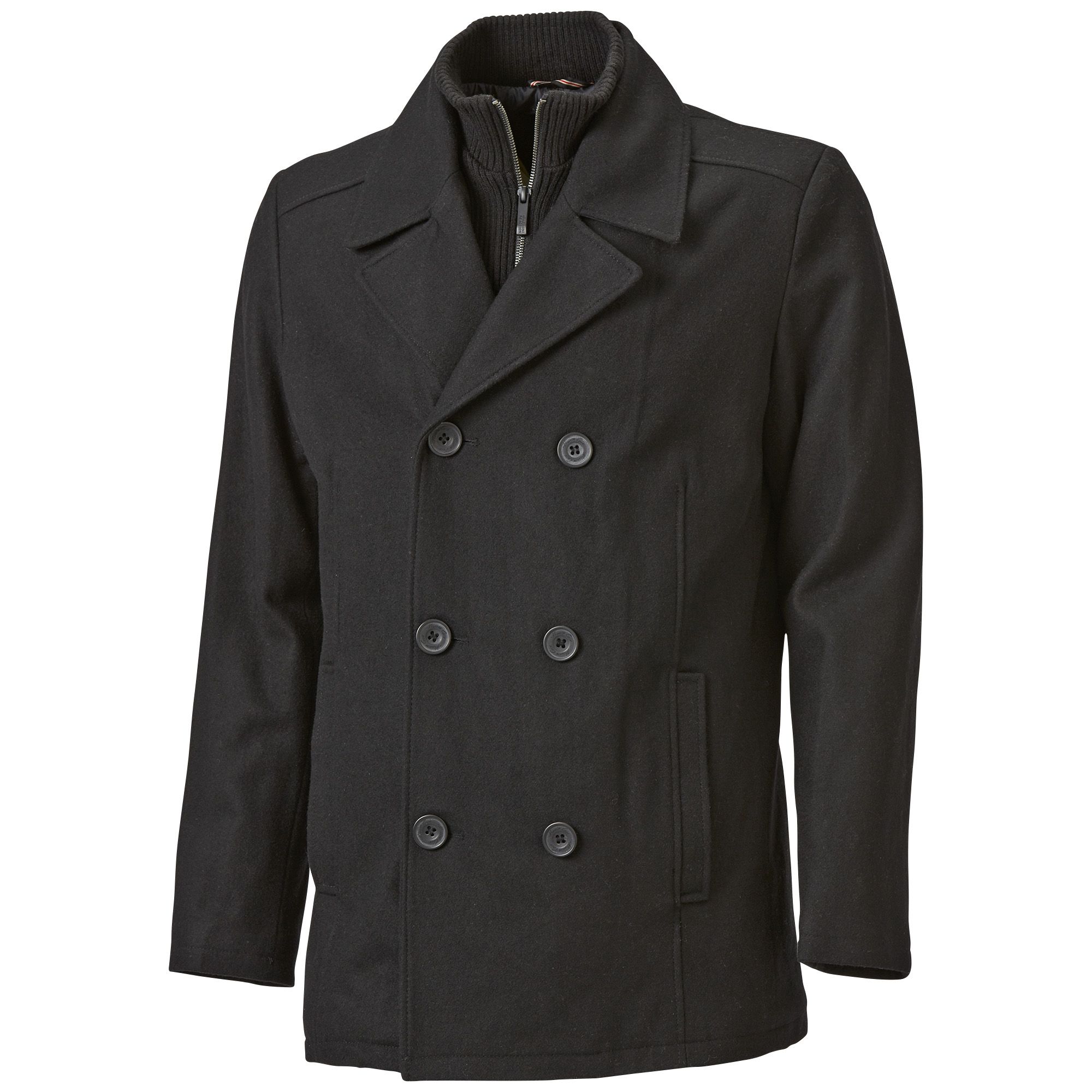 Kenneth cole men's double store breasted wool blend peacoat