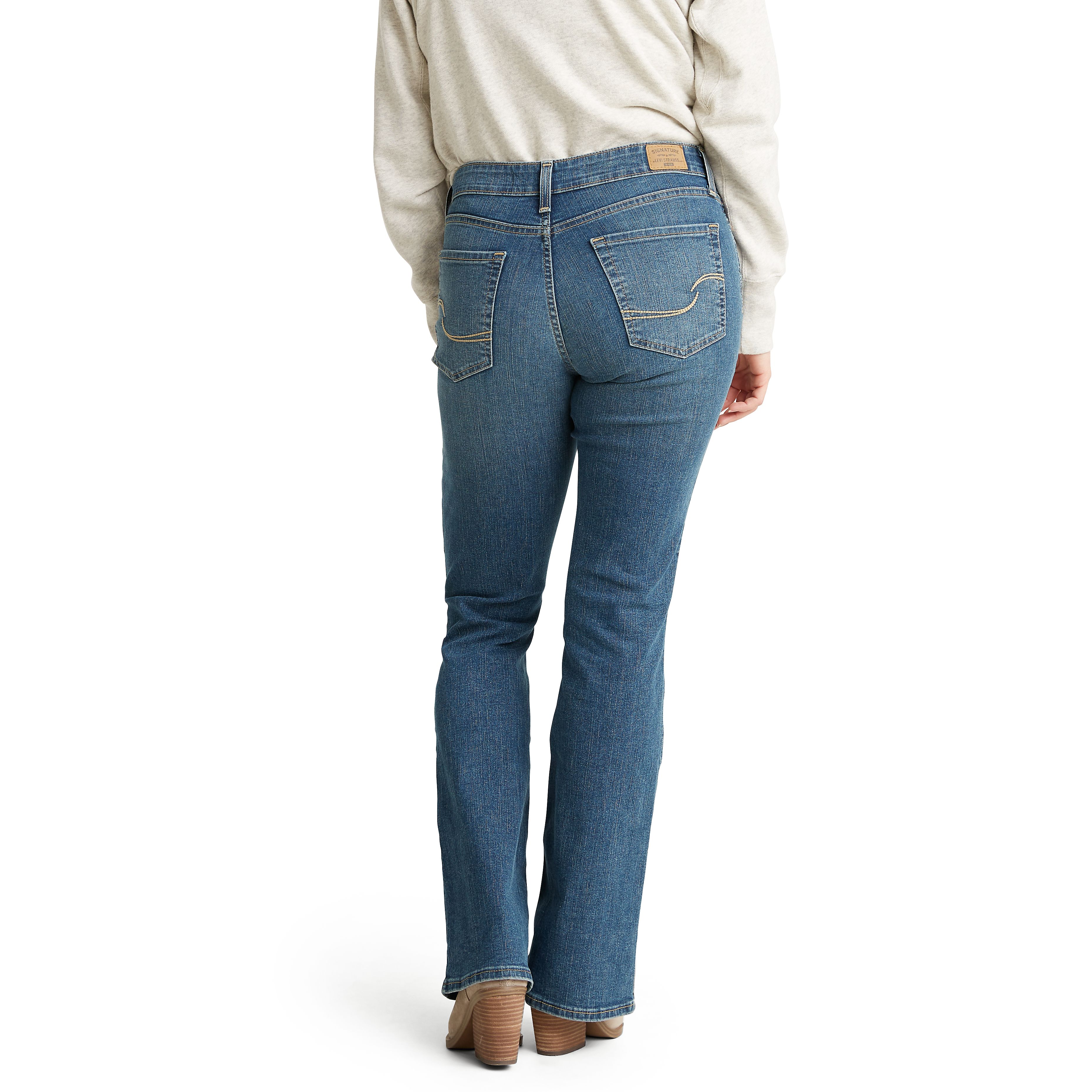 Signature by Levi Strauss & Co. Gold Label Modern Straight Jeans Gold Cape  Town 2 S at  Women's Jeans store