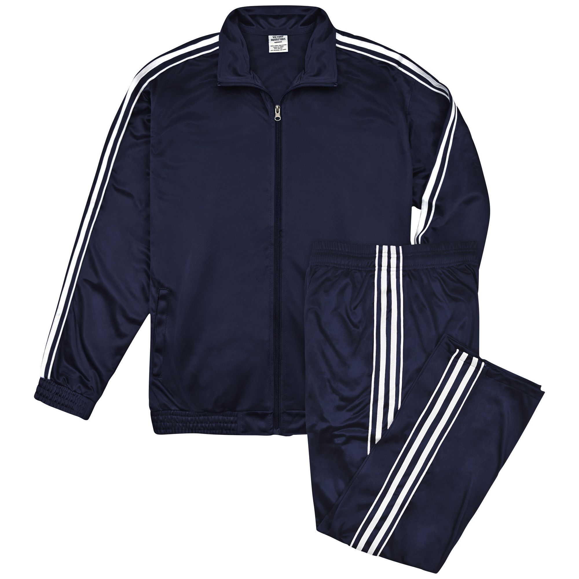 Victory Outfitters Men's Hooded Fleece Lined Denim Jacket - Med Blue - Medium