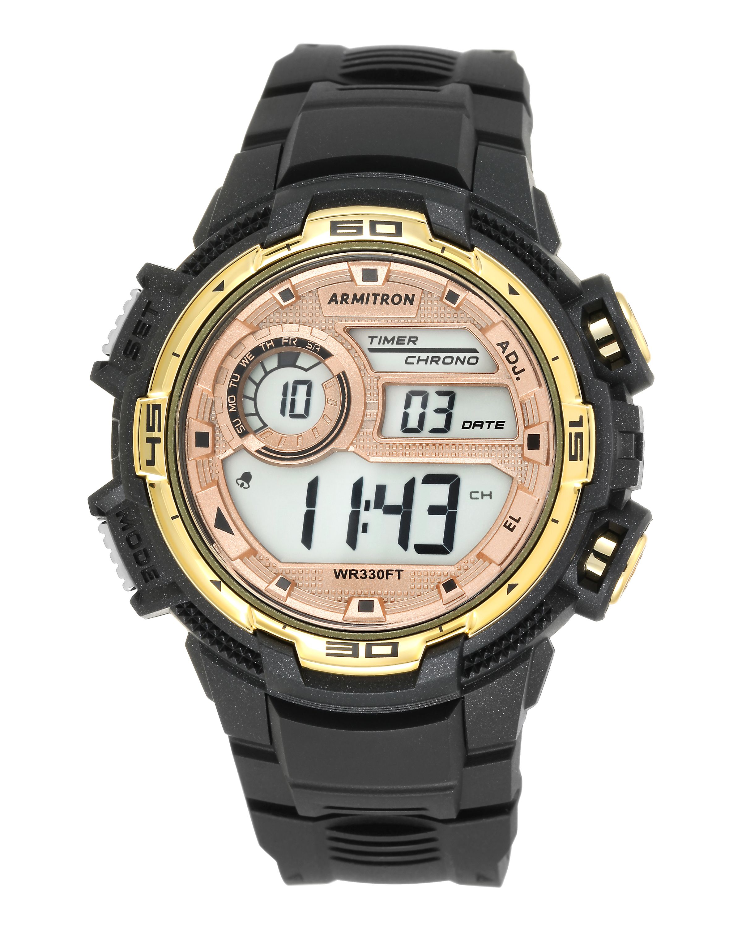 Armitron pro sport outlet watch military time