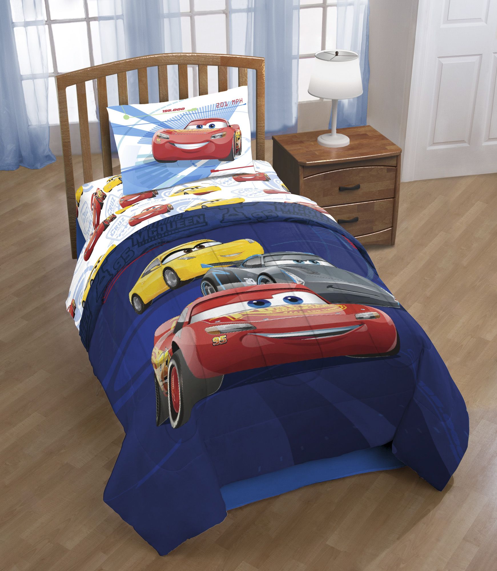 Cars 3 twin outlet bedding set