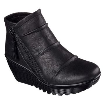 Skechers parallel cheap wedge bootie