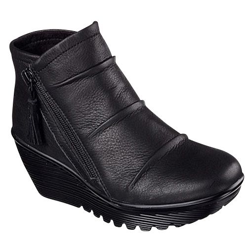 Skechers women's wedge store boots