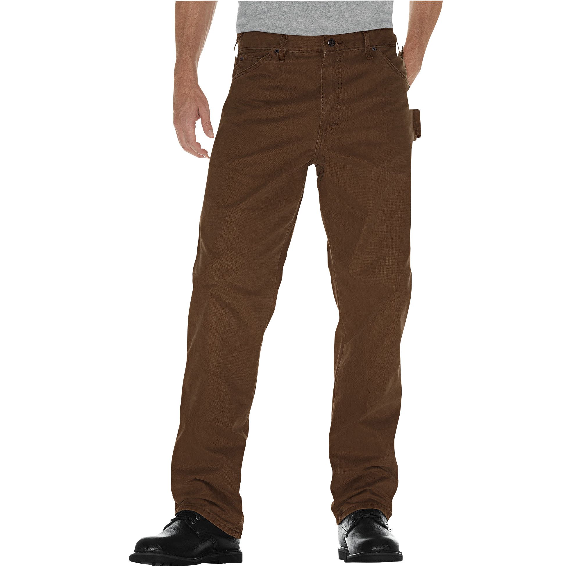 Dickies Men's Relaxed Fit Sanded Duck Carpenter Jeans - Rinsed