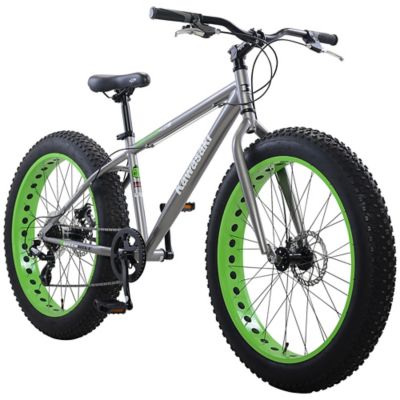 green fat tire bike